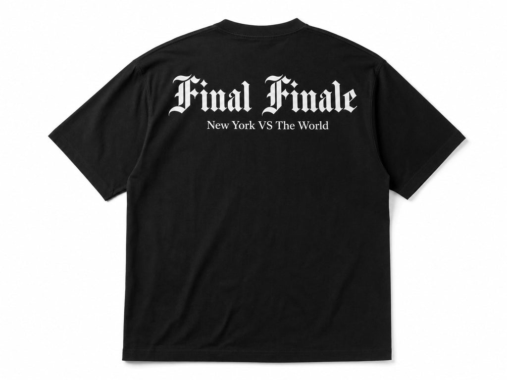 NY Drip Tee Black Edition — Back View